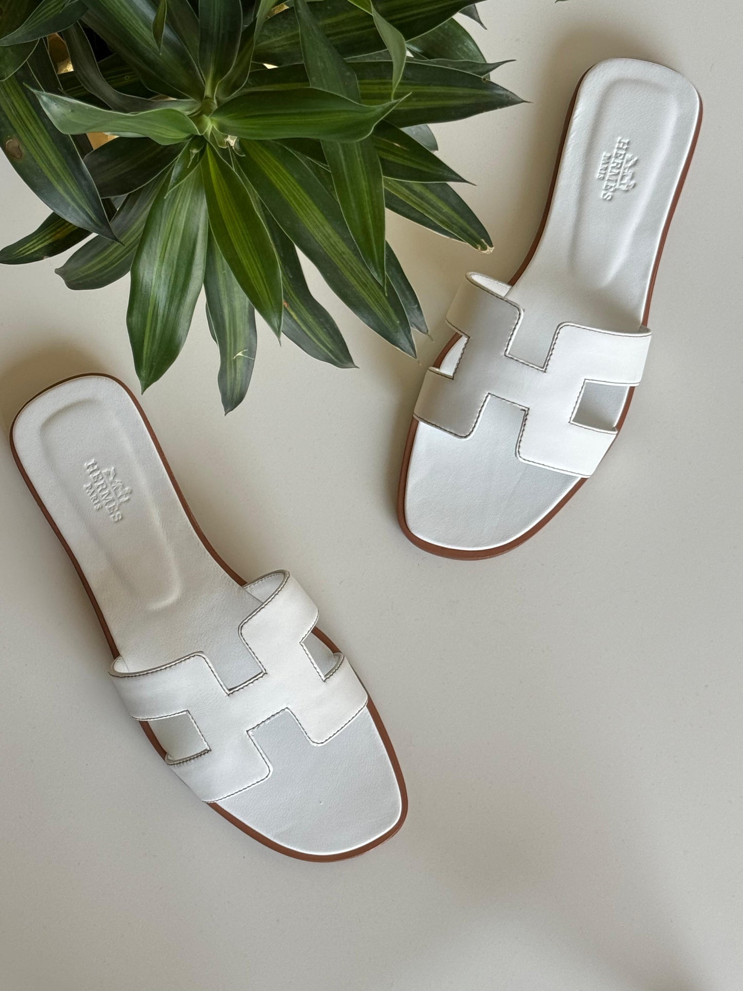 Hermes slipper - soft leather