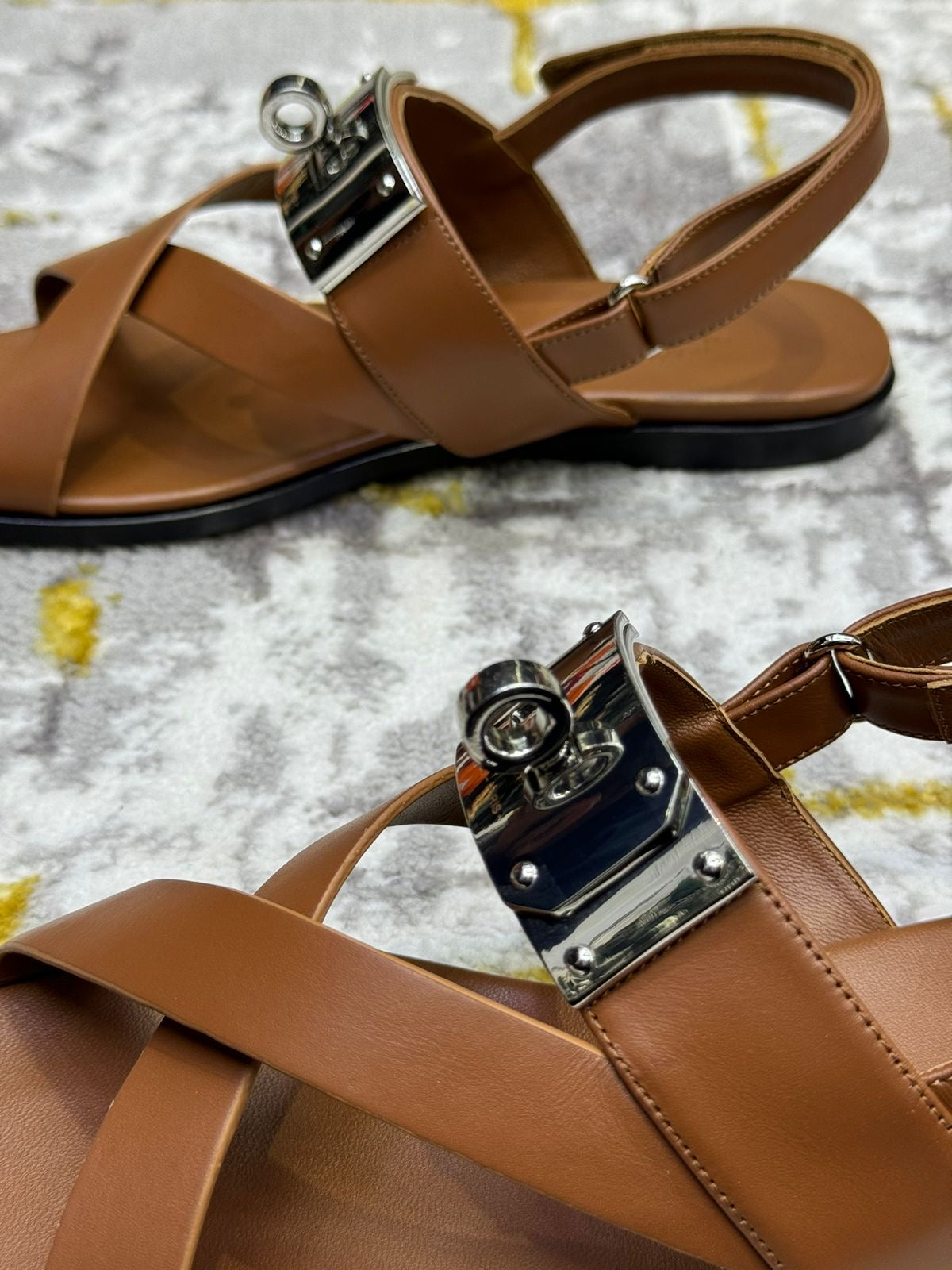 Hermes sandals.