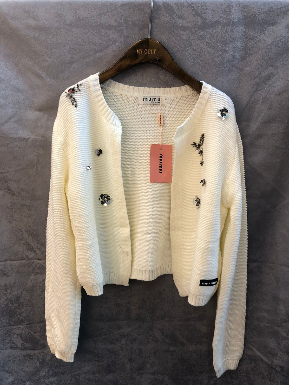 Miu miu cardigan and top