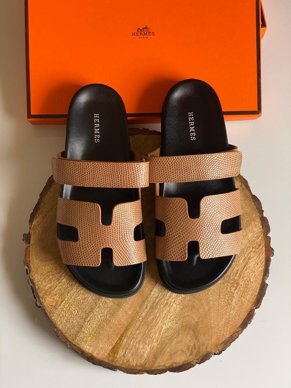 Hermes slippers chypre