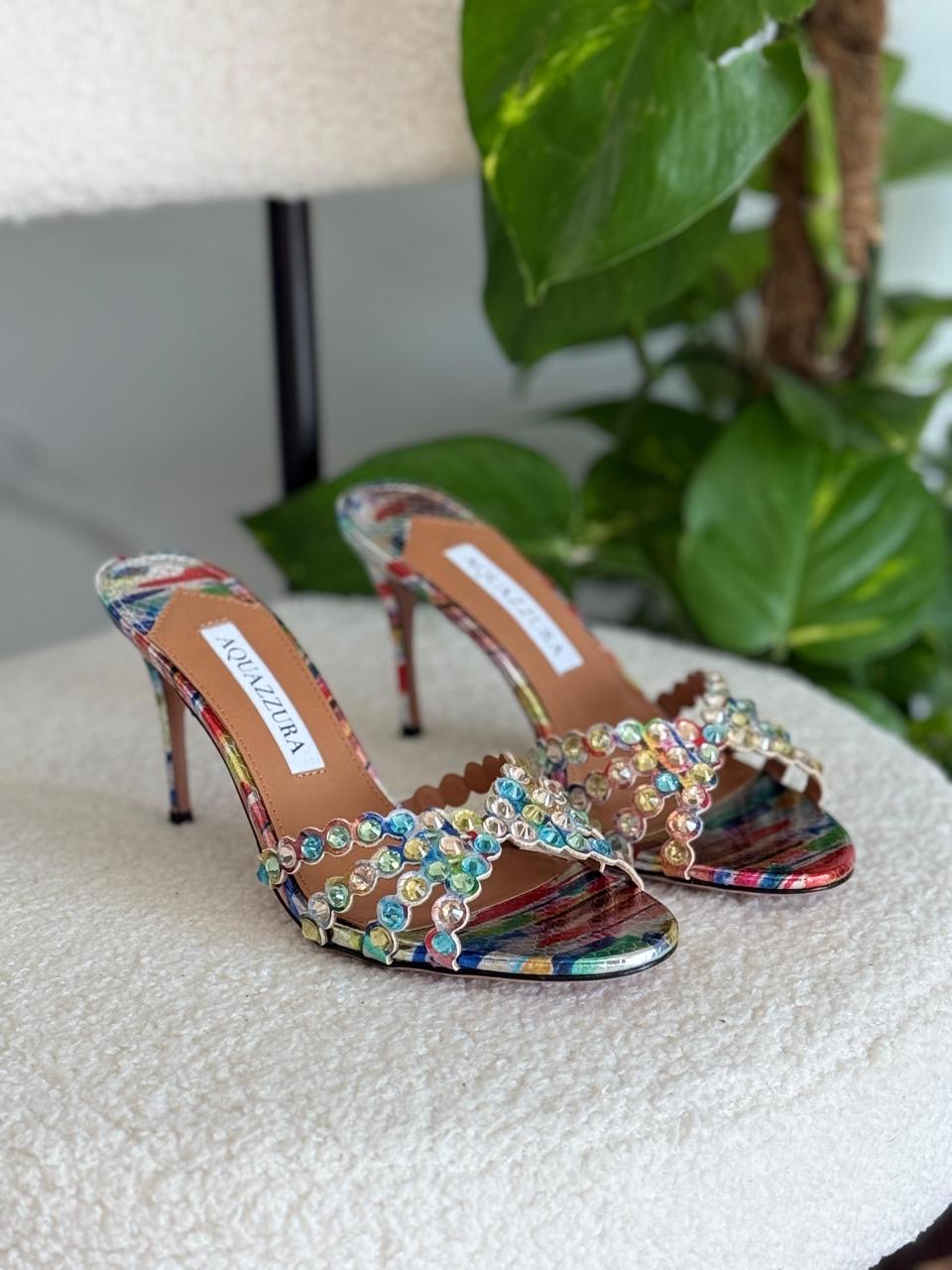 Aquazurra sandals heels
