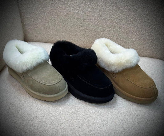 Ugg loafer with fur