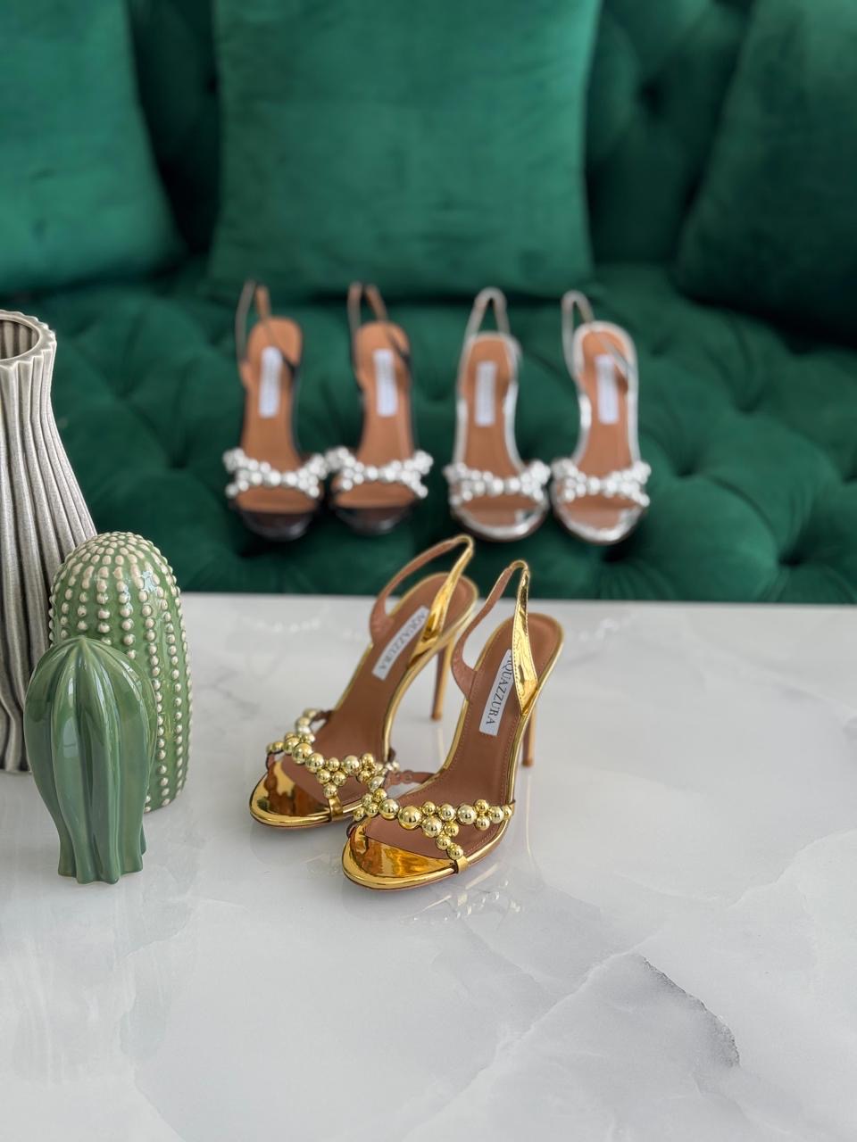 Aquazurra sandals heels