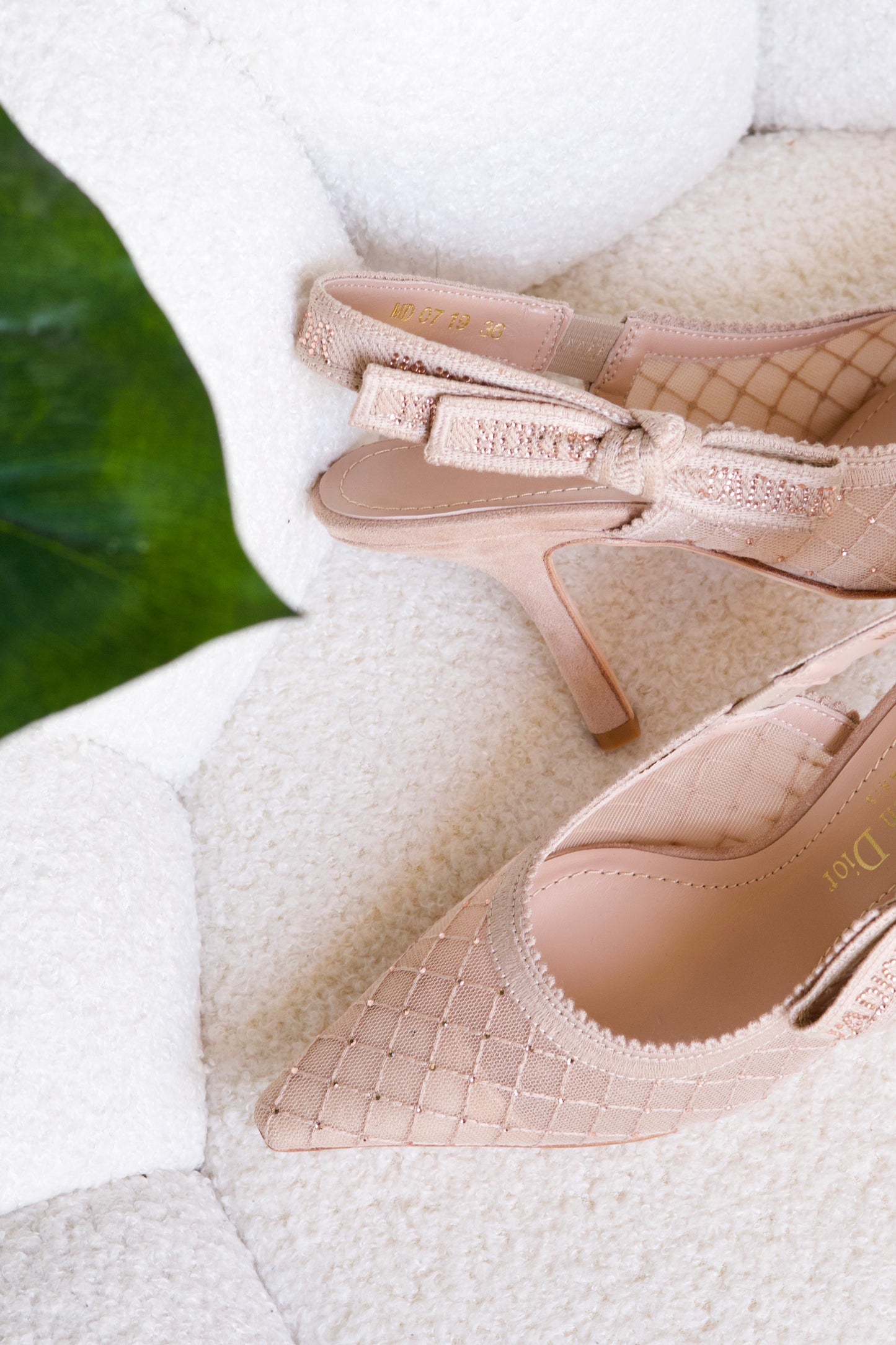 Dior heels - beige