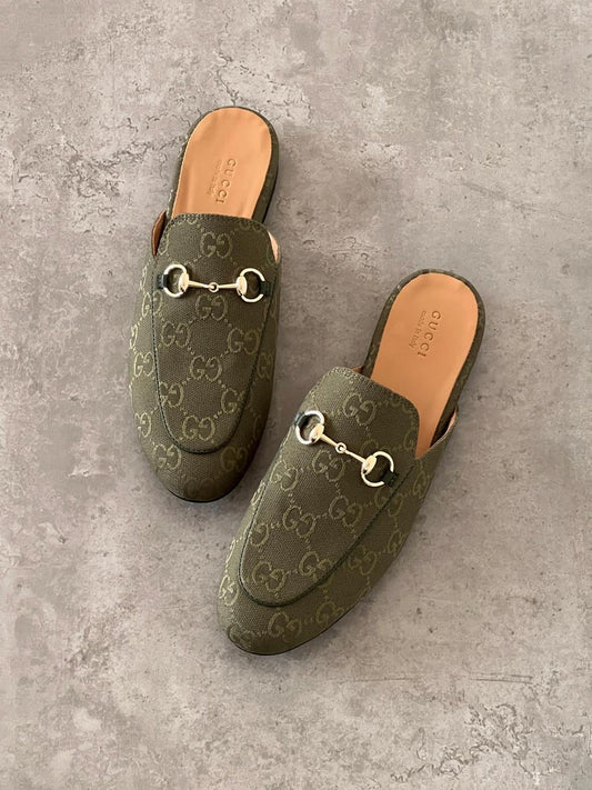 Gucci mules green