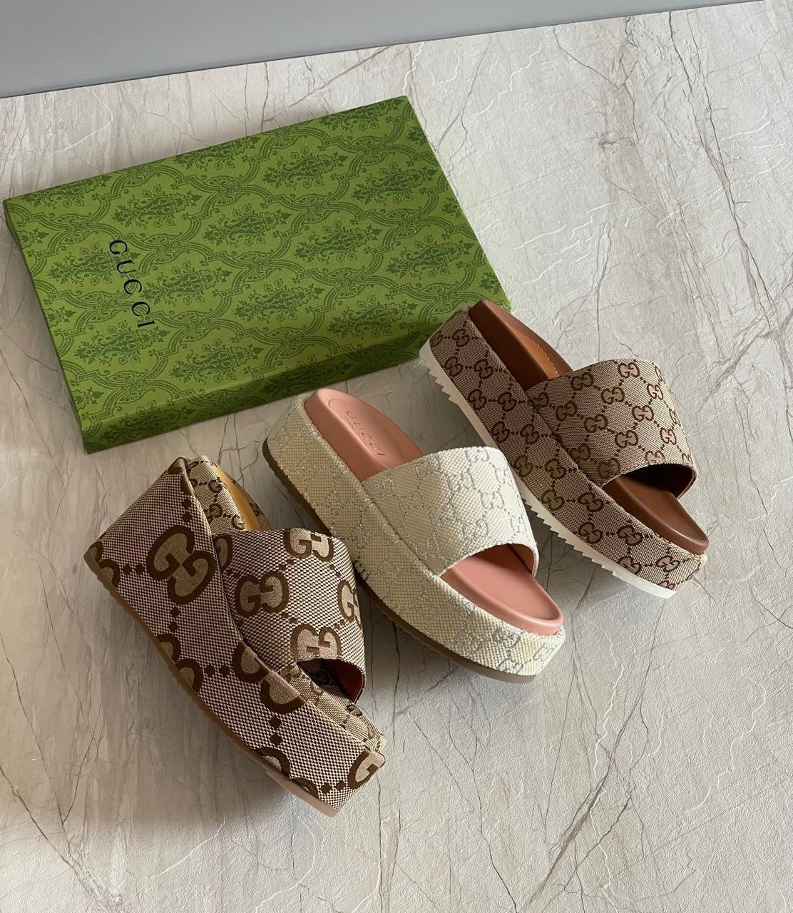 Gucci slippers - wedges