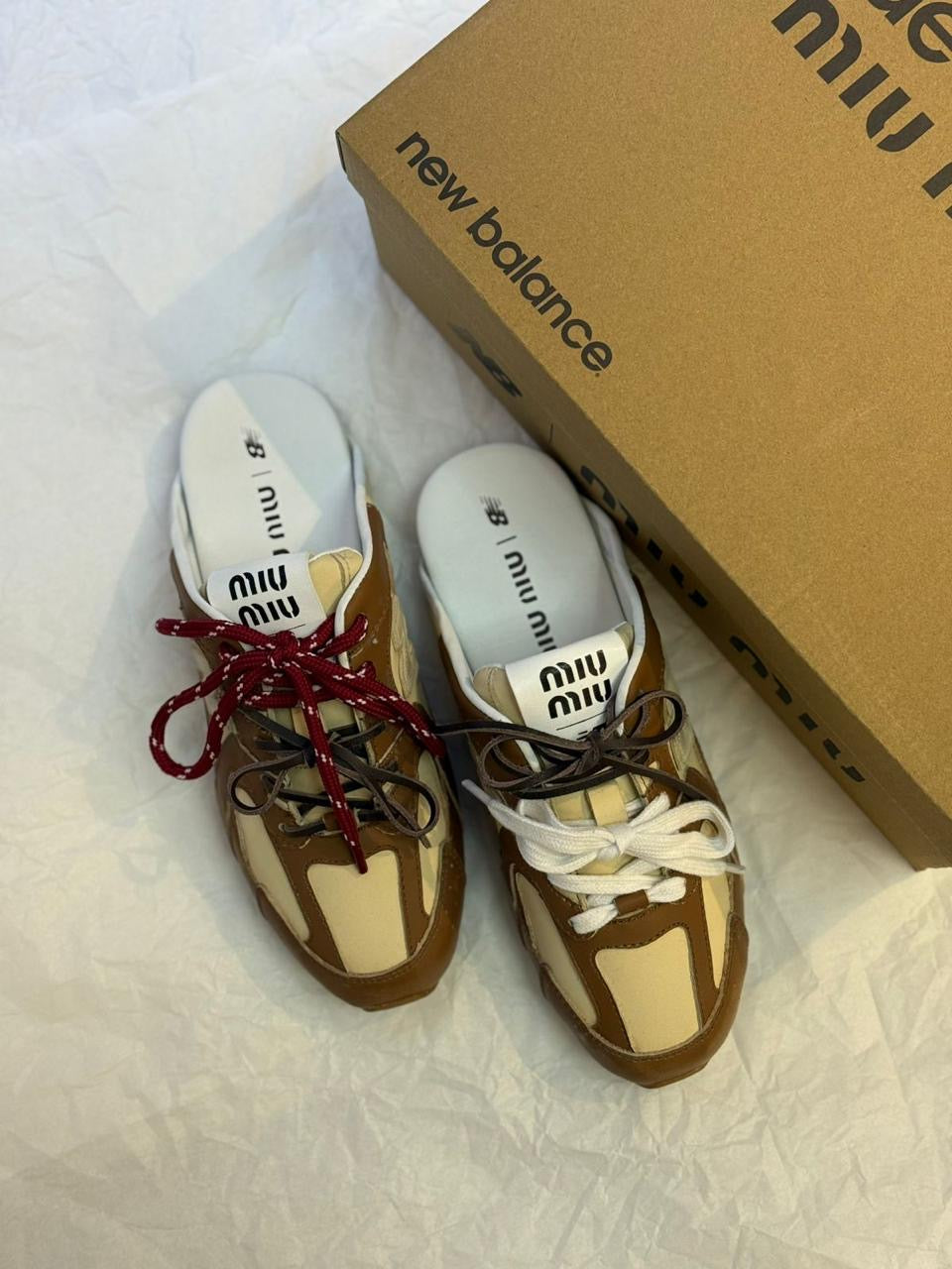 New balance x miu miu sneakers mules