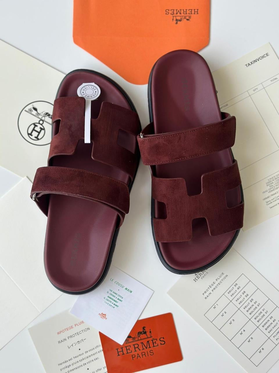 Hermes slippers chypre