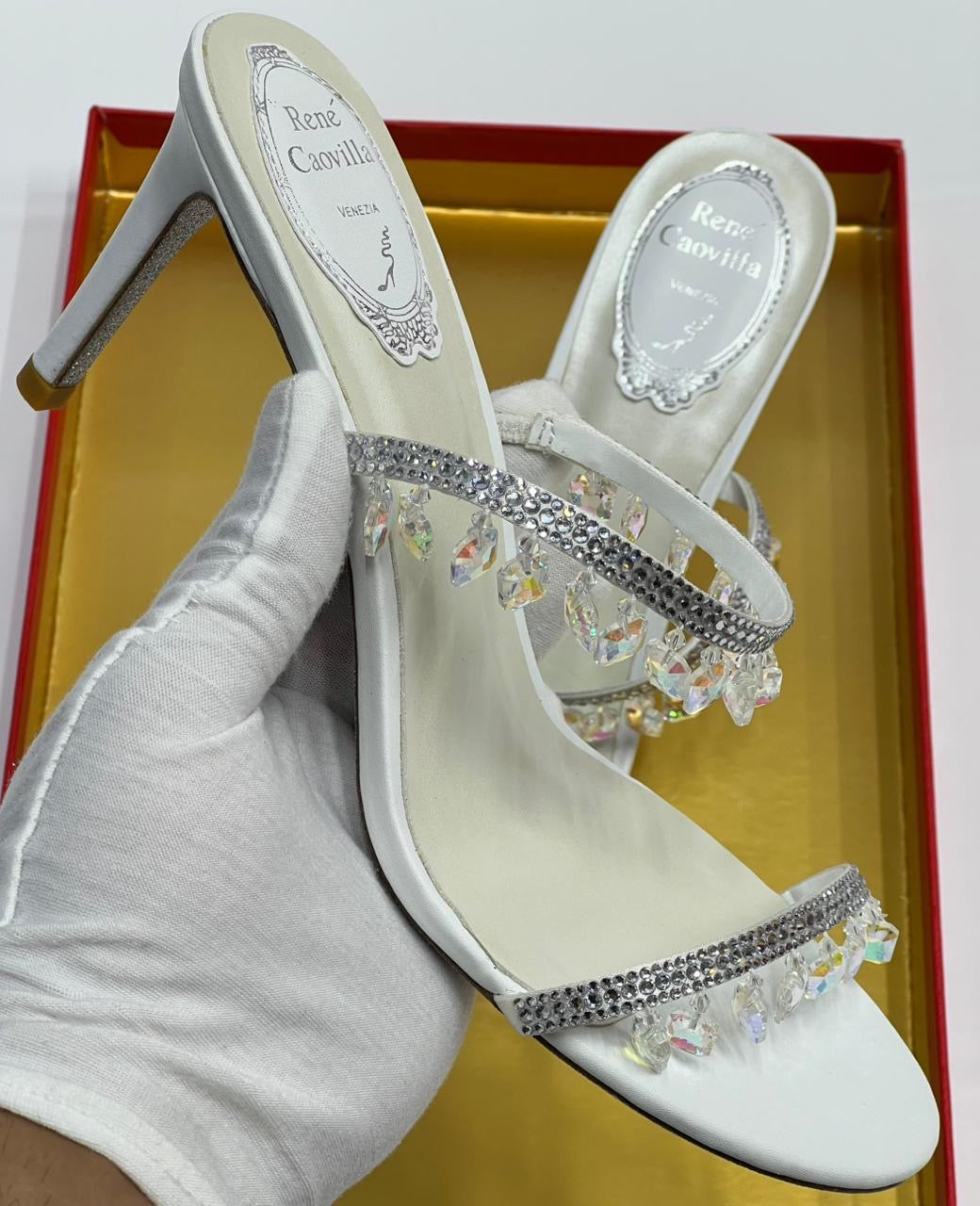Rene caovilla sandals heels