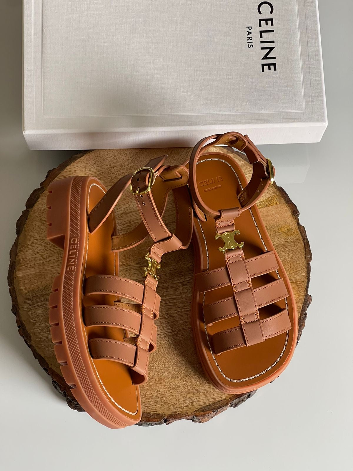 Celine sandals.