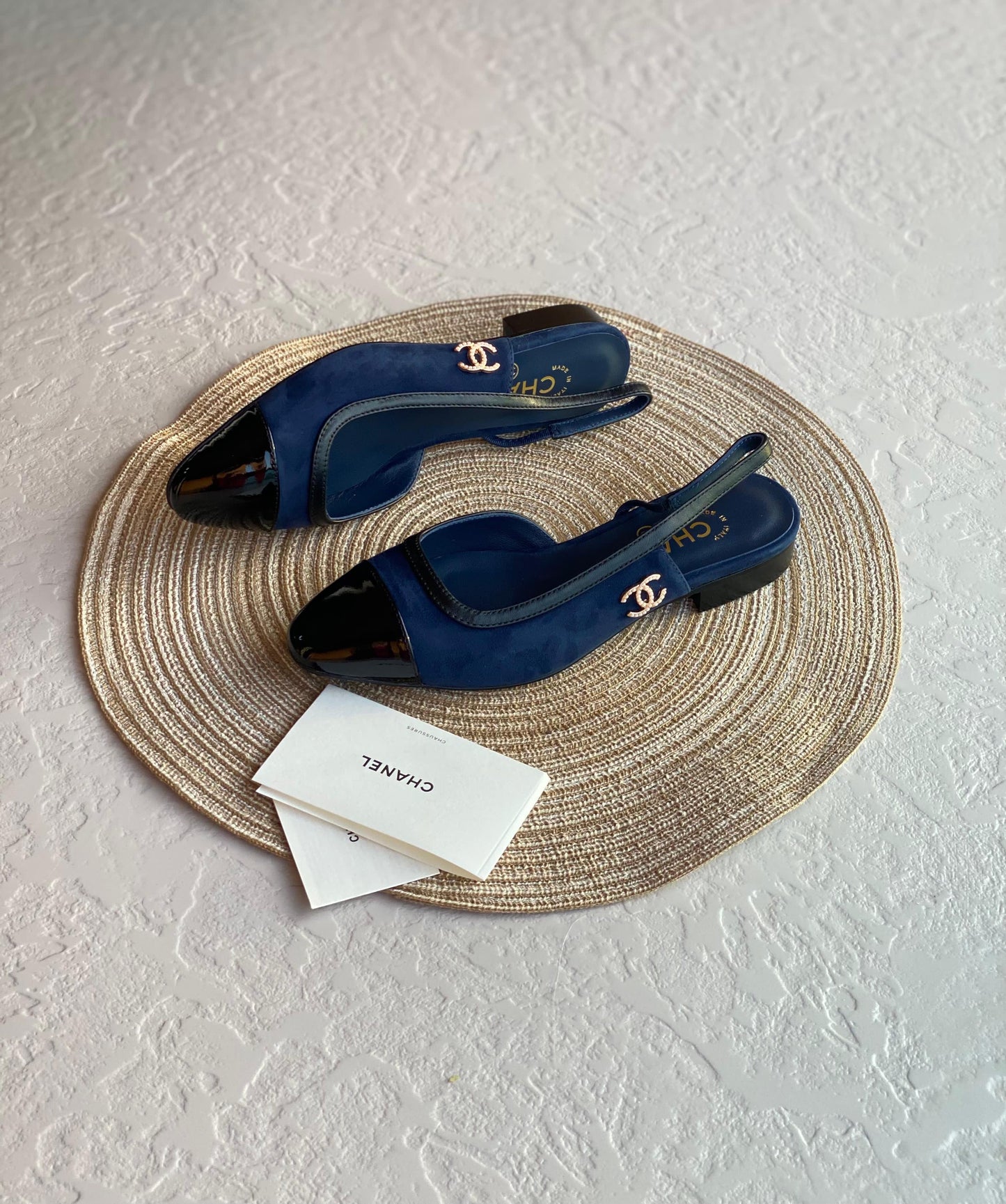 Chanel heels - low heels - flat