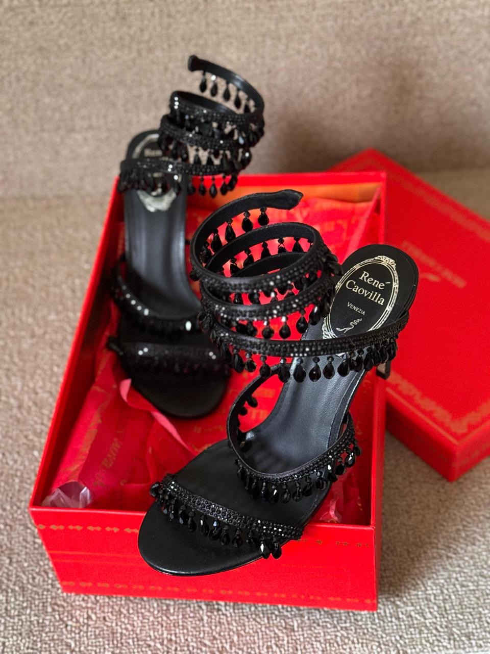 Rene caovilla sandas heels