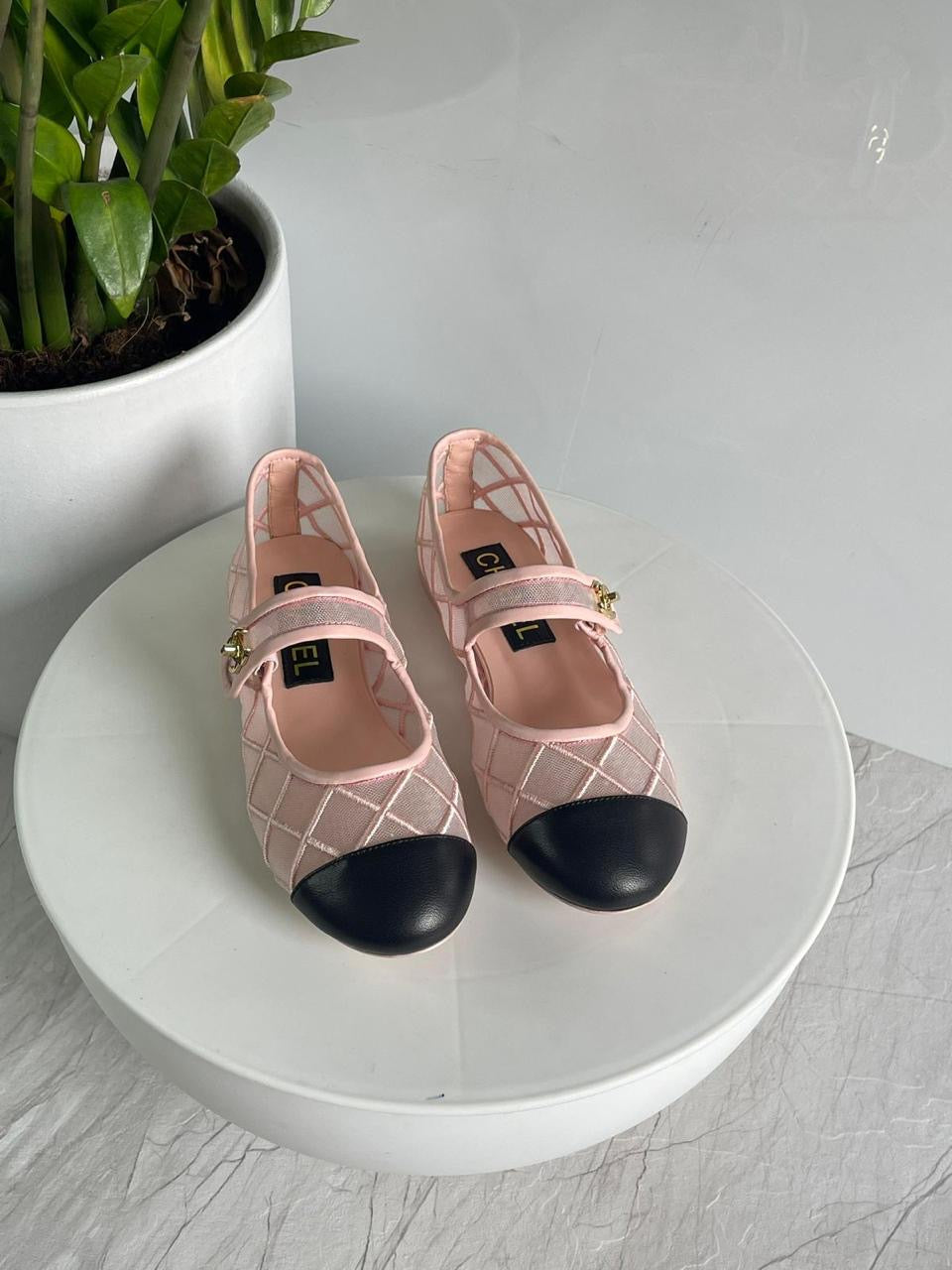 Chanel ballerina pink
