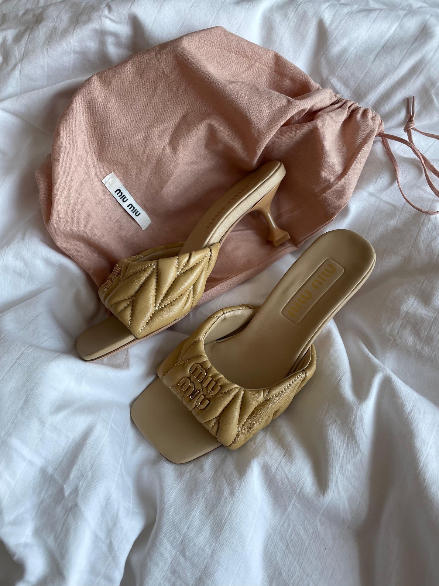 Miu miu sandals heels