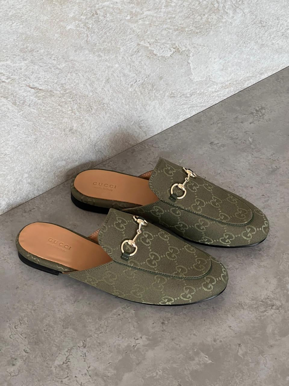 Gucci mules green