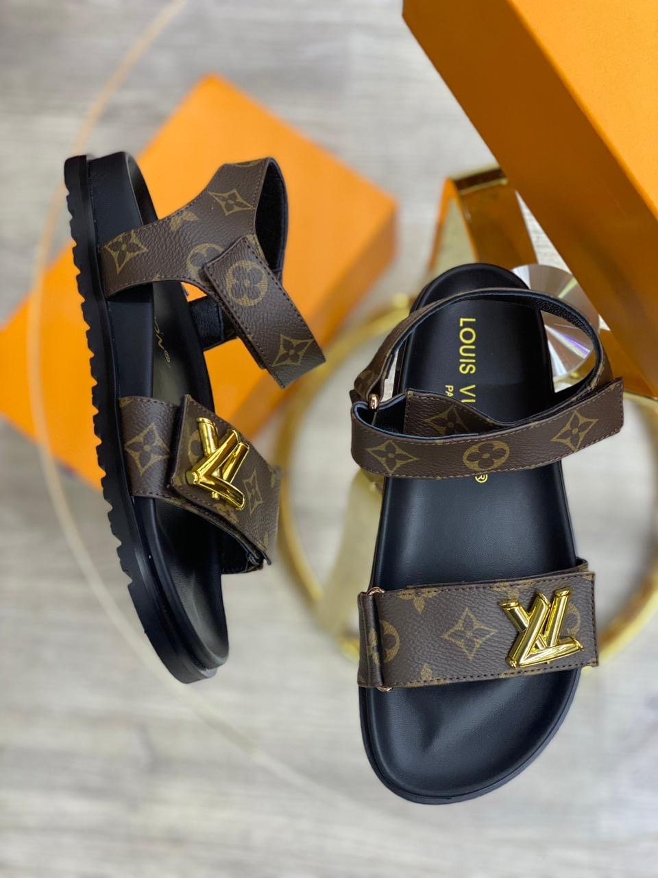 Lv sandals.