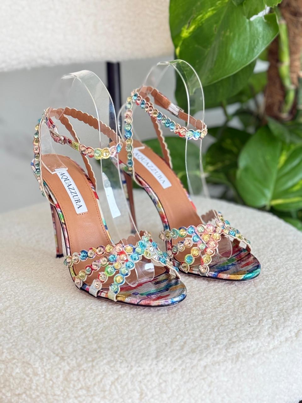 Aquazurra sandals heels
