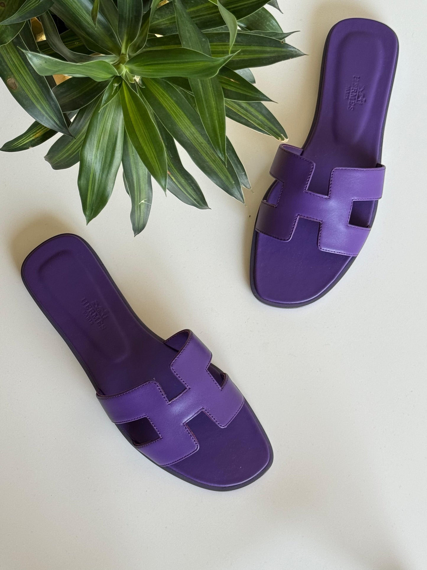 Hermes slipper - soft leather