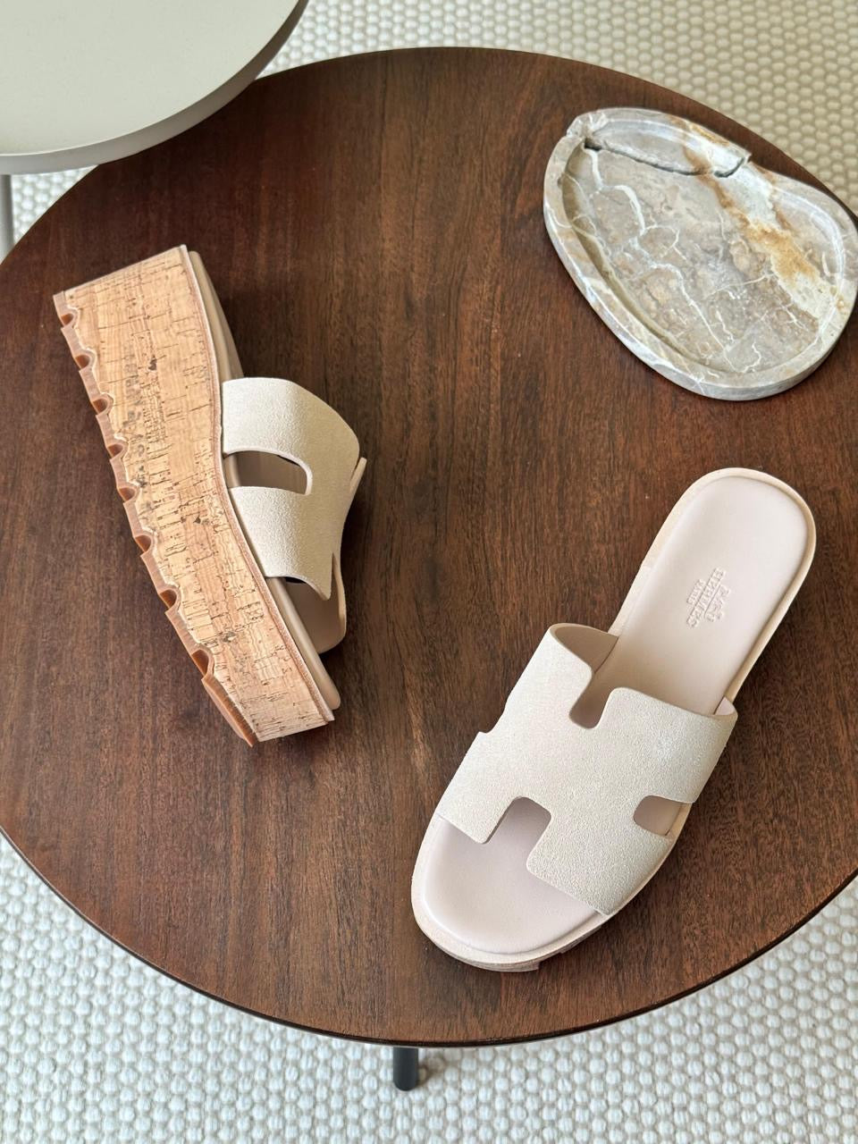 Hermes slippers - wedges