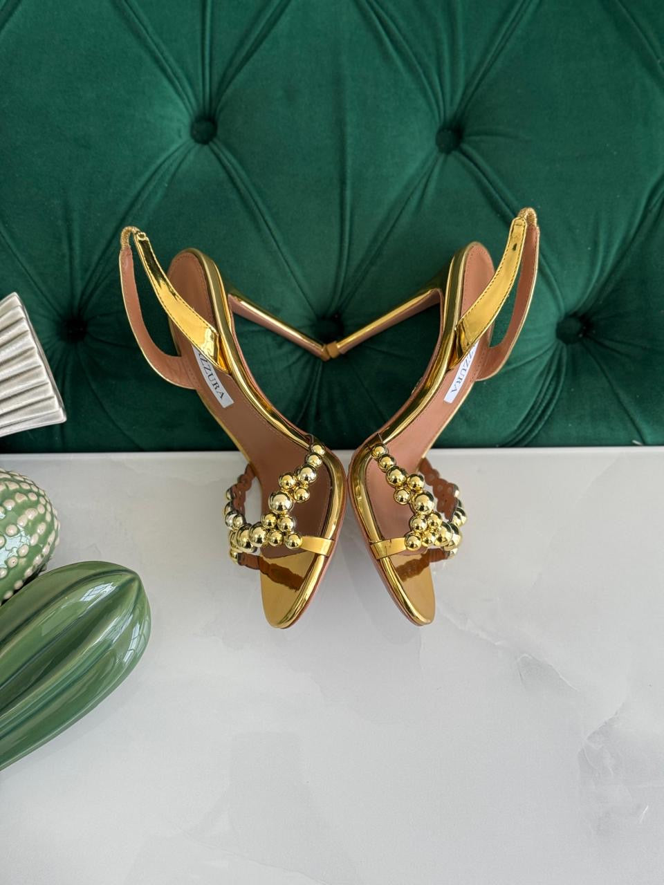 Aquazurra sandals heels