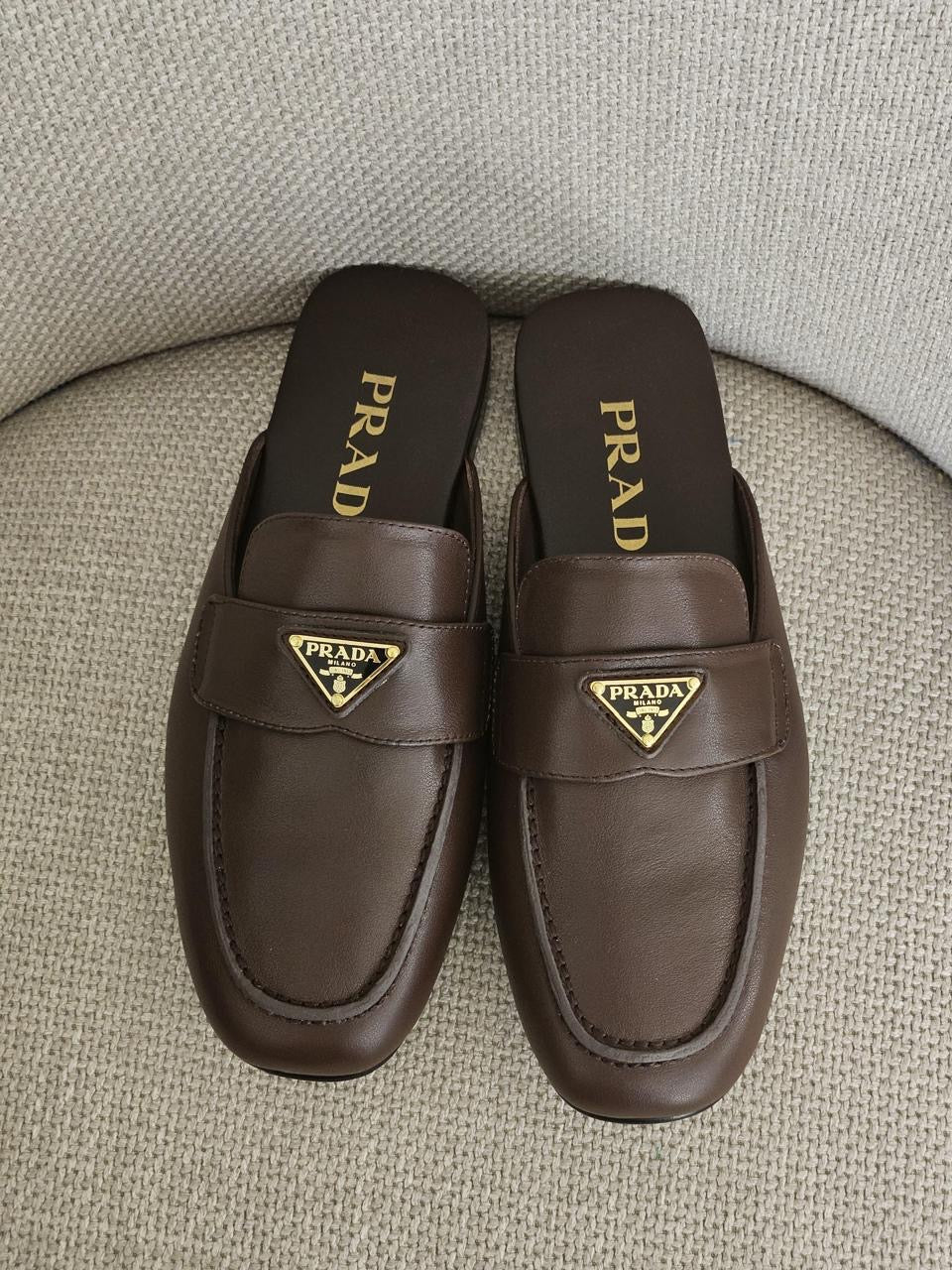 Prada mules - brown