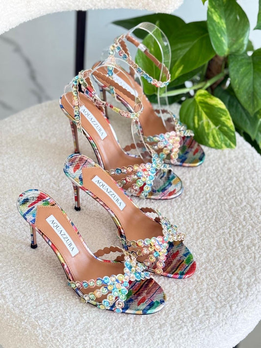 Aquazurra sandals heels