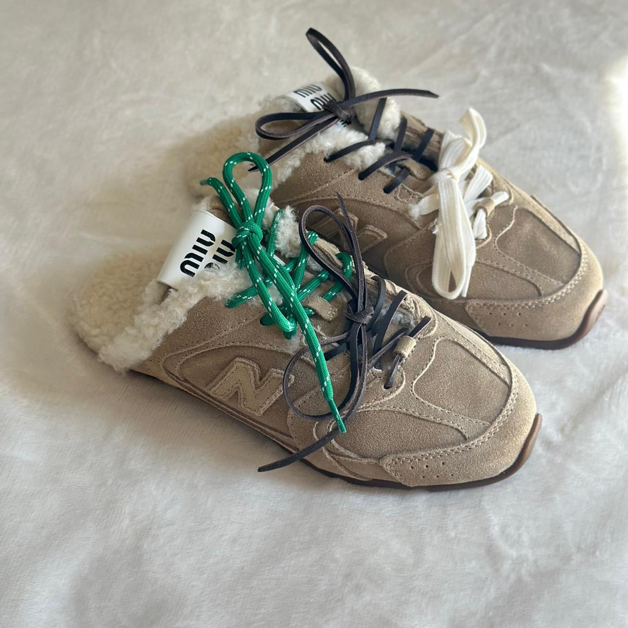 New balance x miu miu sneakers