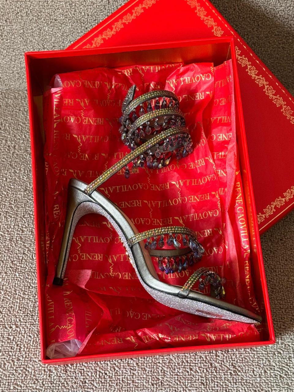 Rene caovilla sandas heels