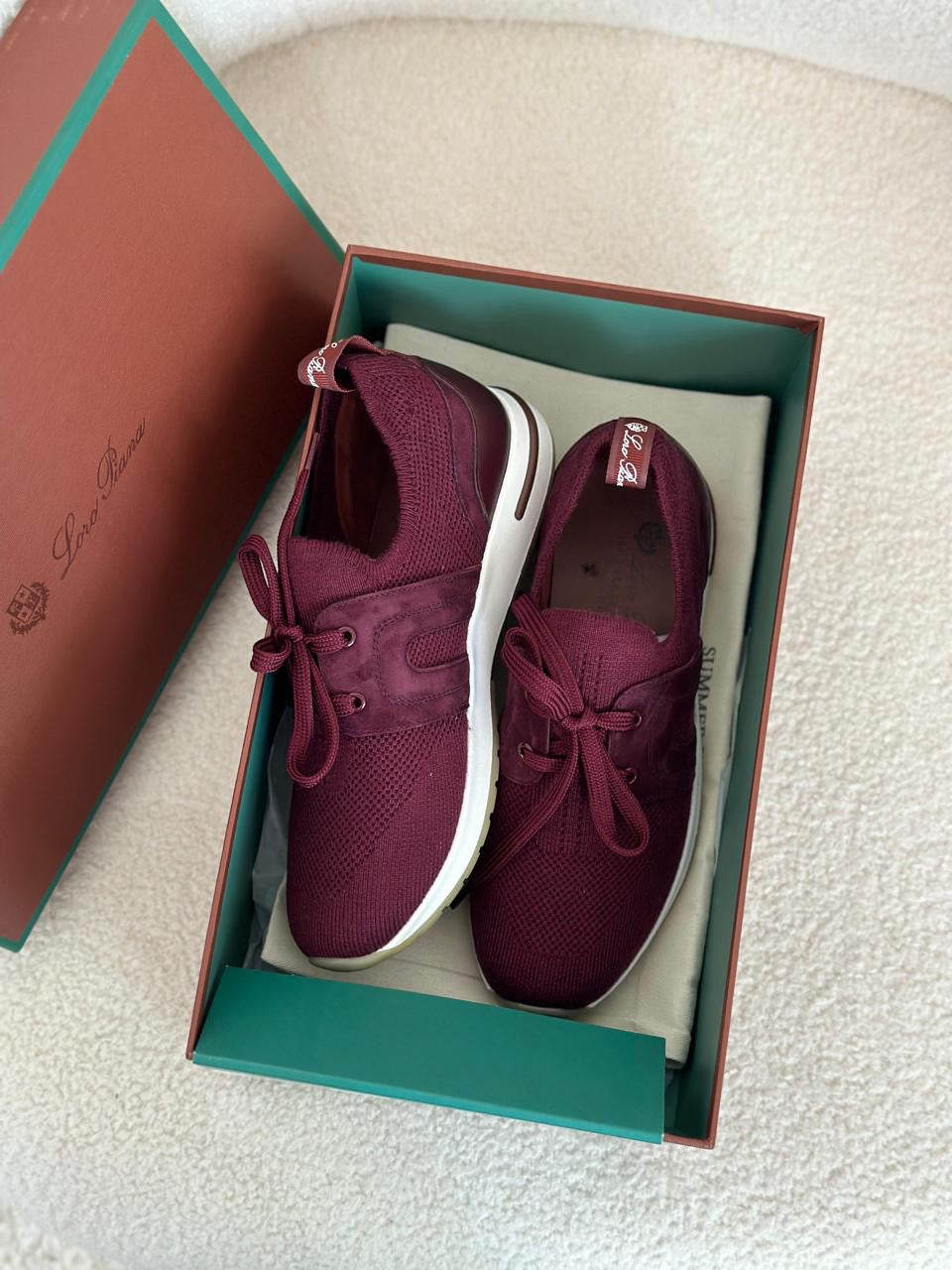 Loro piana sneakers - maroon