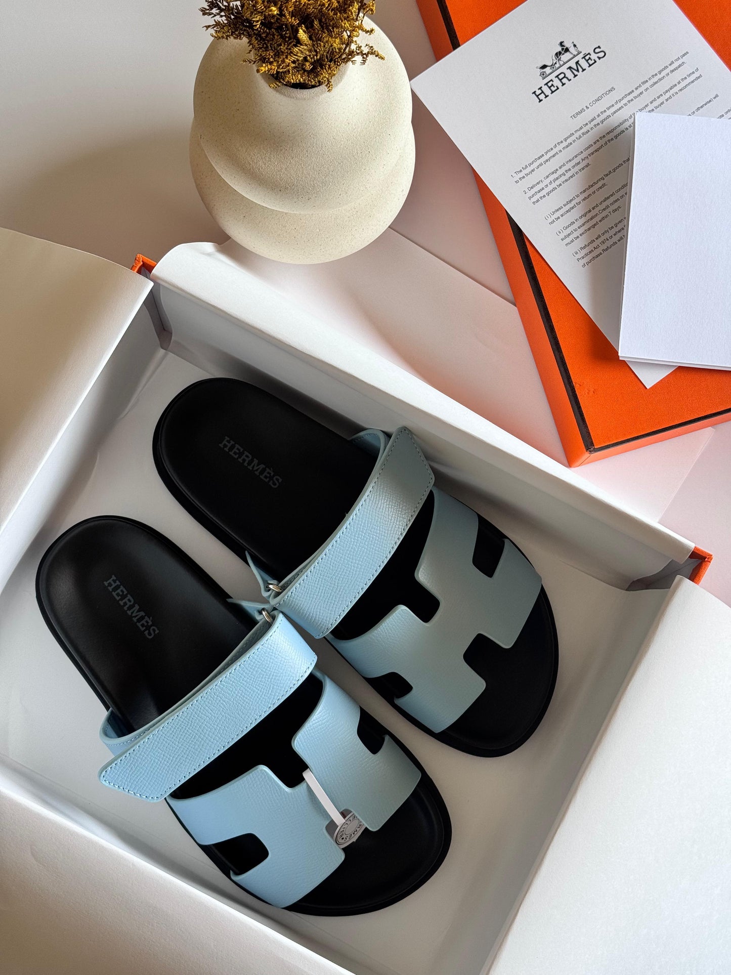 Hermes slipper - chypre