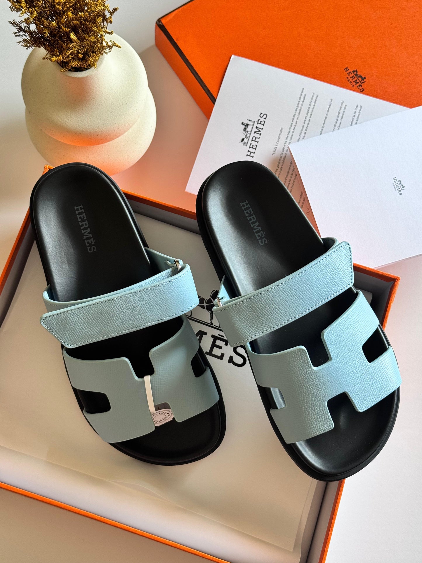 Hermes slipper - chypre