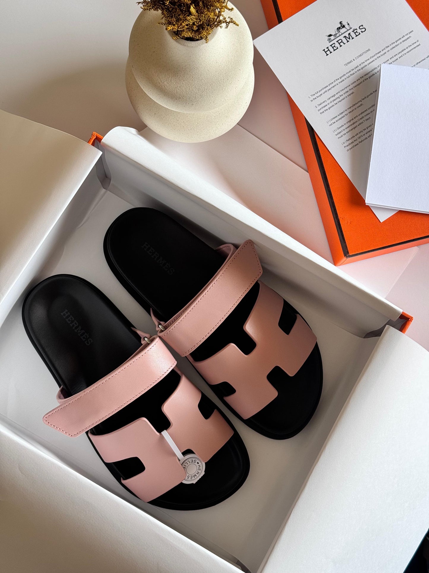Hermes slipper - chypre