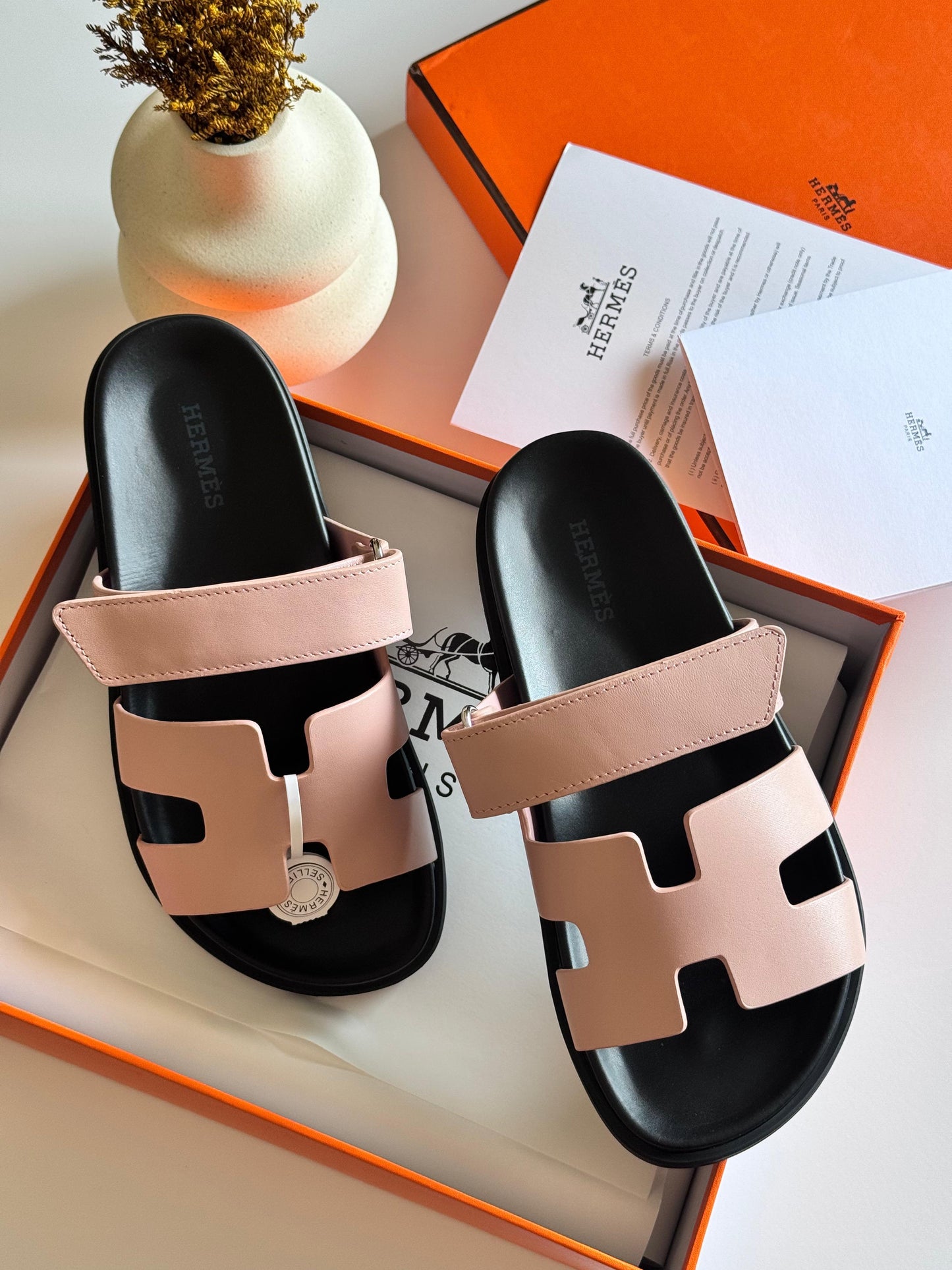 Hermes slipper - chypre