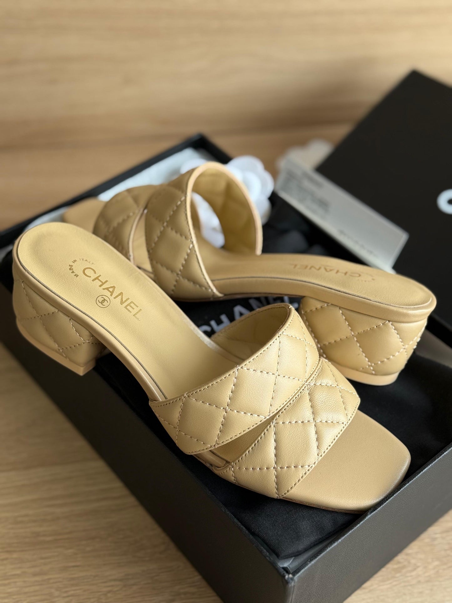 Chanel sandals heels