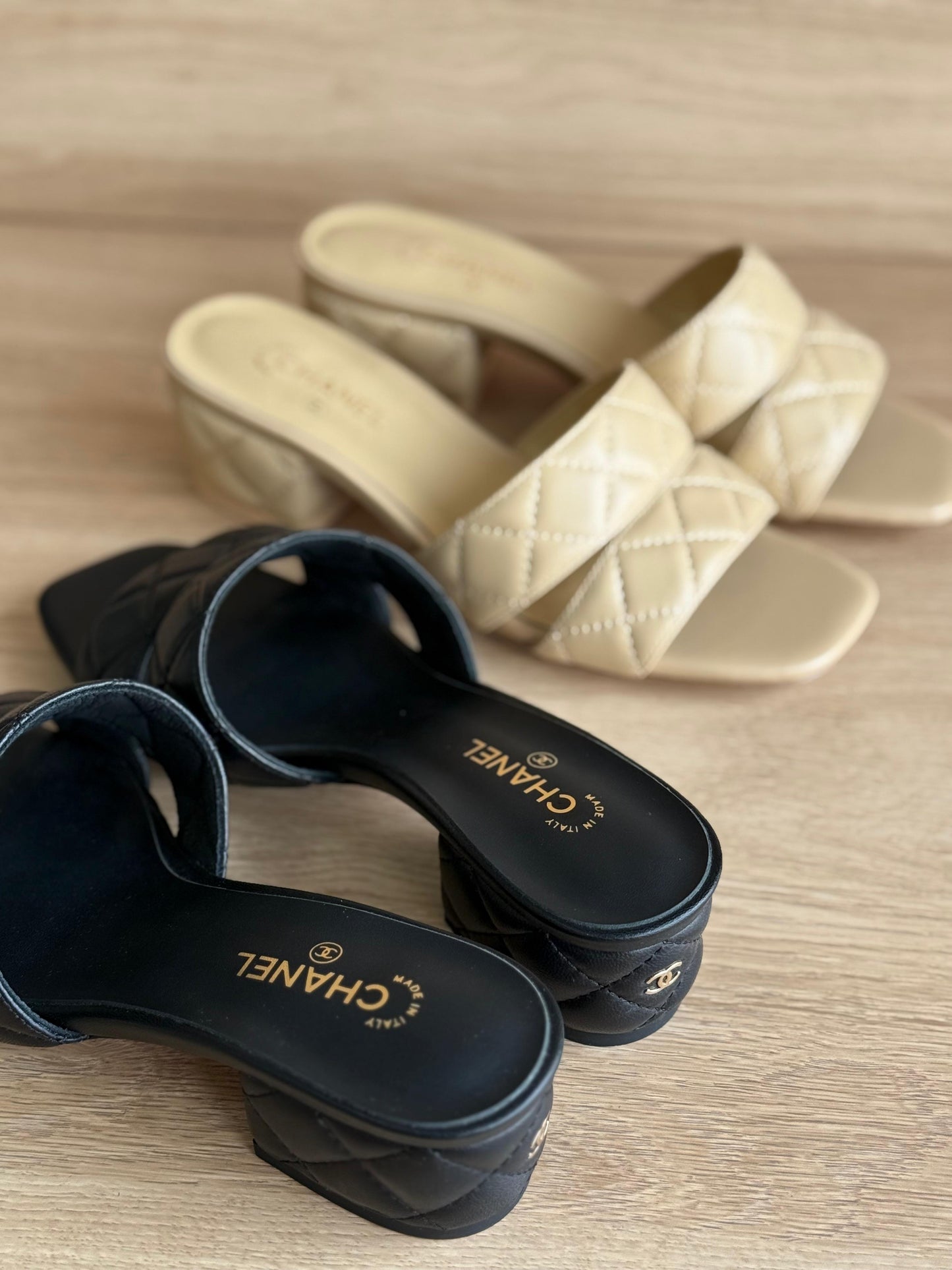 Chanel sandals heels