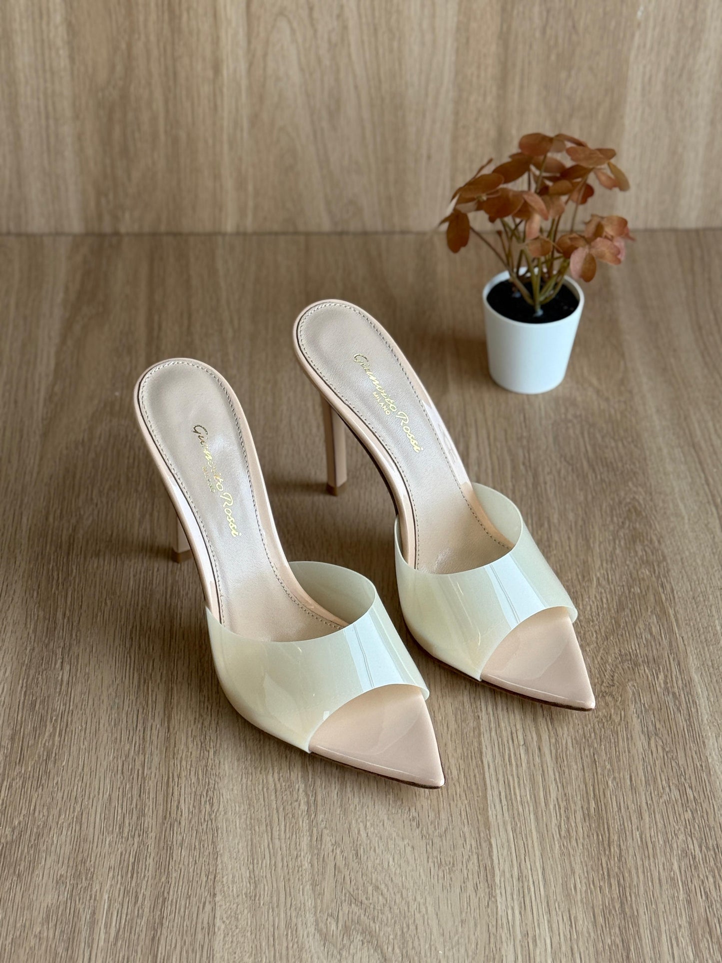 G rossi sandals heels - beige
