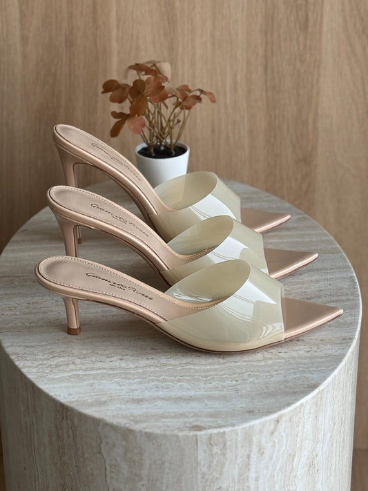 G rossi sandals heels - beige