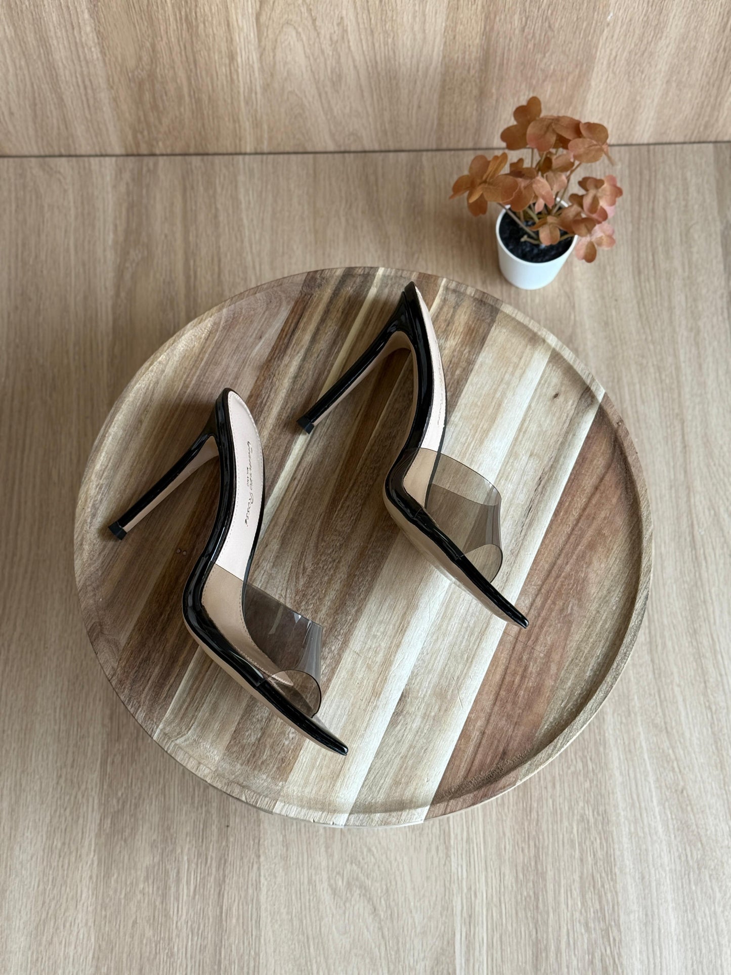 G rossi sandals heels - black