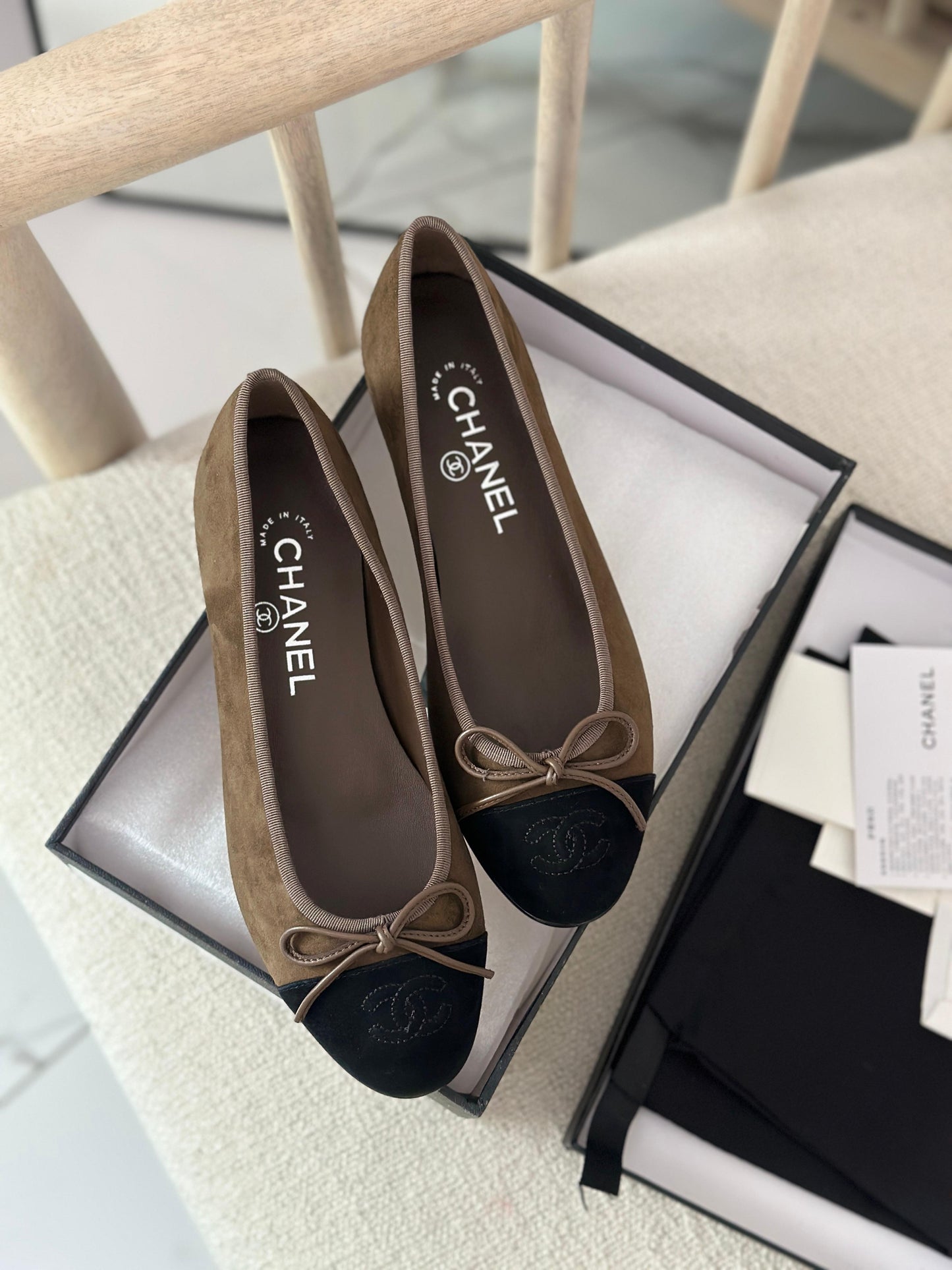 Chanel ballerina - suede