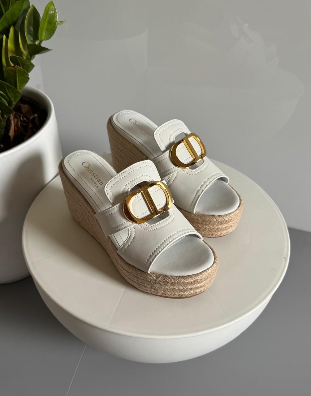 Dior sandals heels - wedges