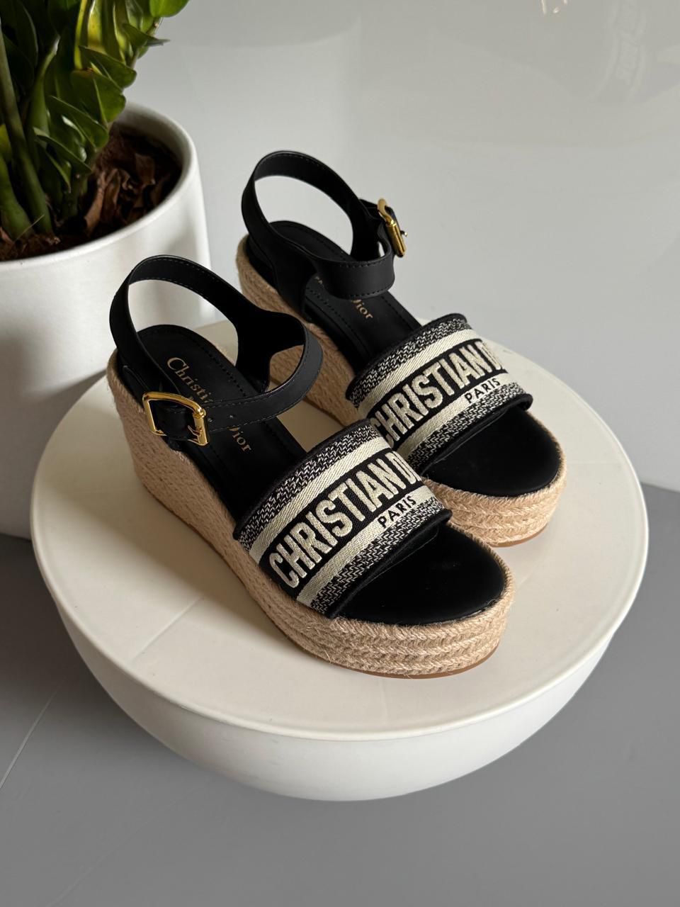 Dior sandals heels - wedges