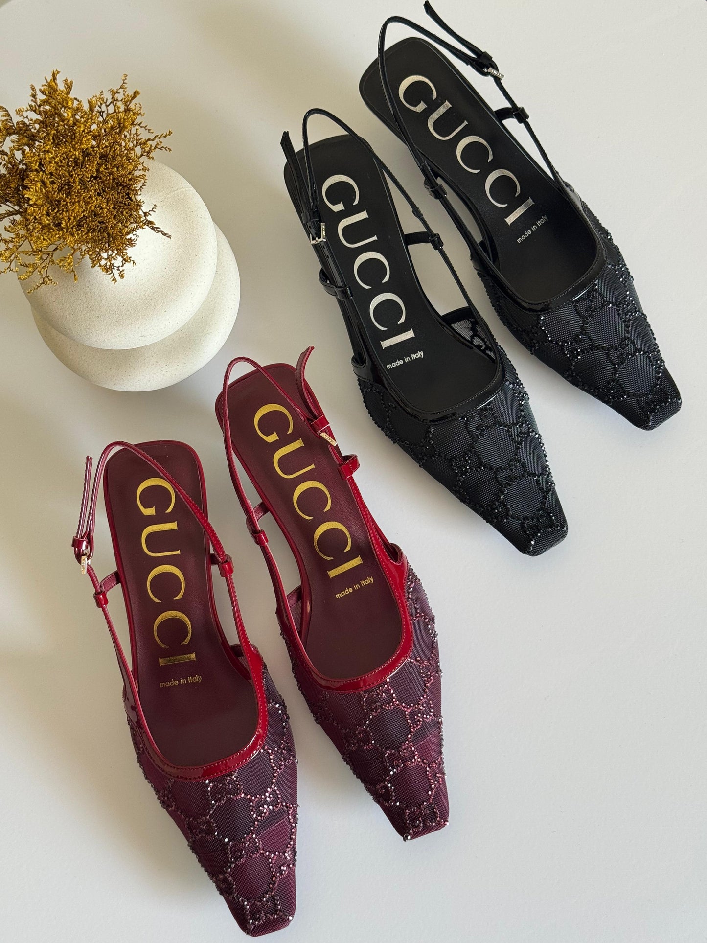 Gucc heels - low heels