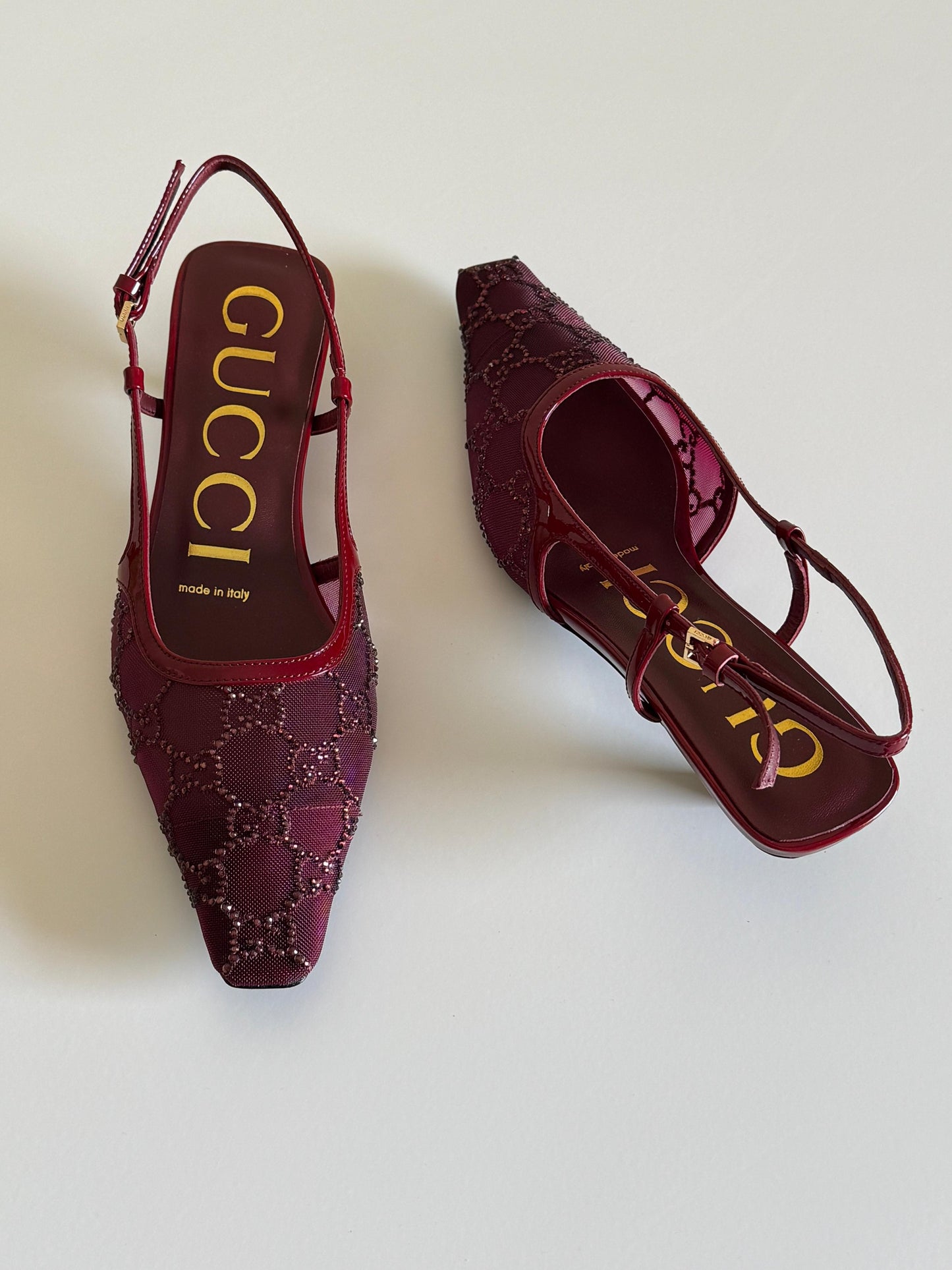 Gucc heels - low heels