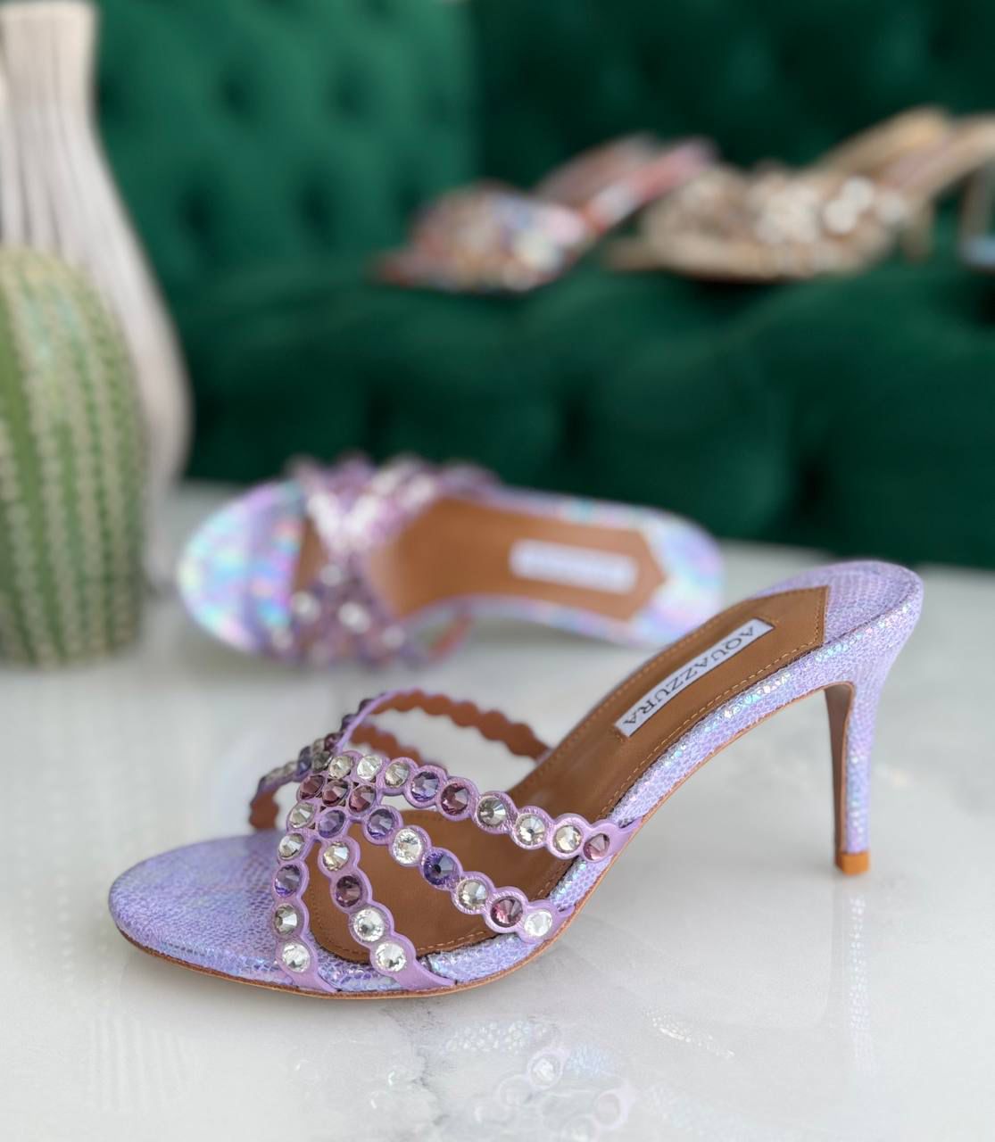 Aquazurra sandals heels