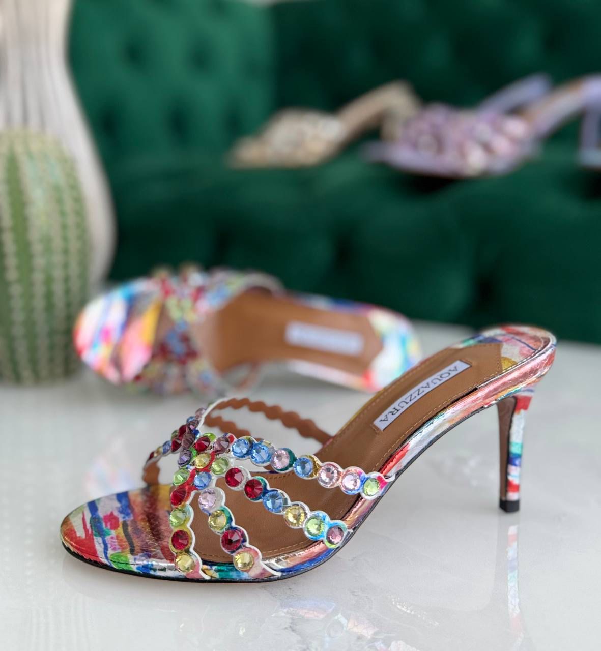 Aquazurra sandals heels