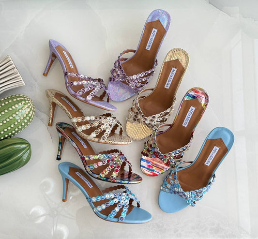 Aquazurra sandals heels