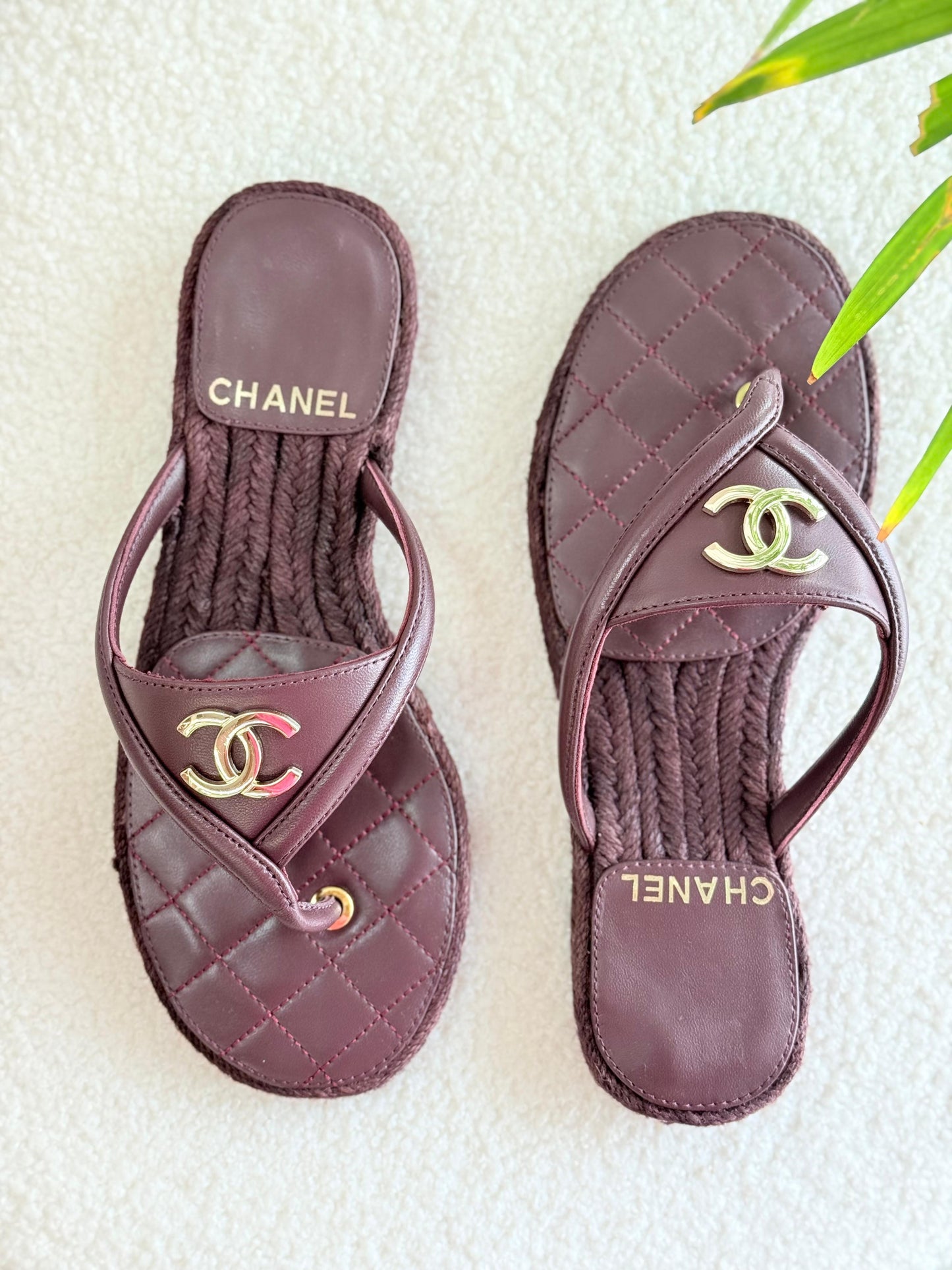 Chanel slippers