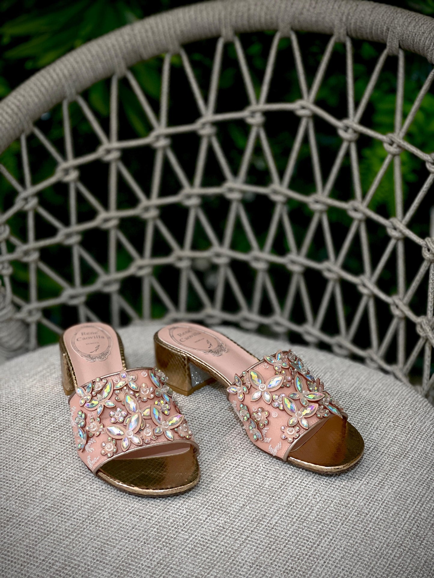 Rene caovilla sandals heels