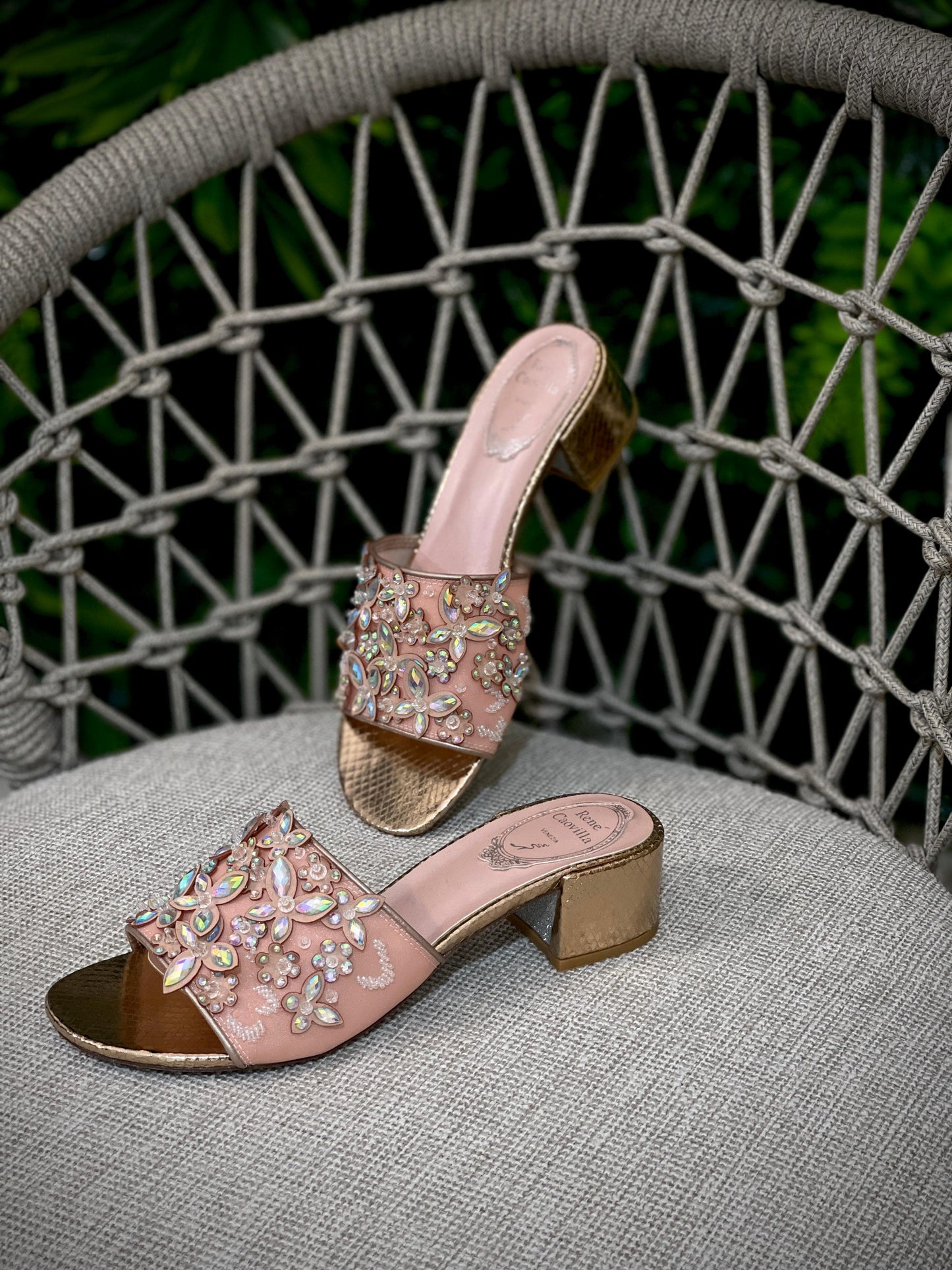 Rene caovilla sandals heels