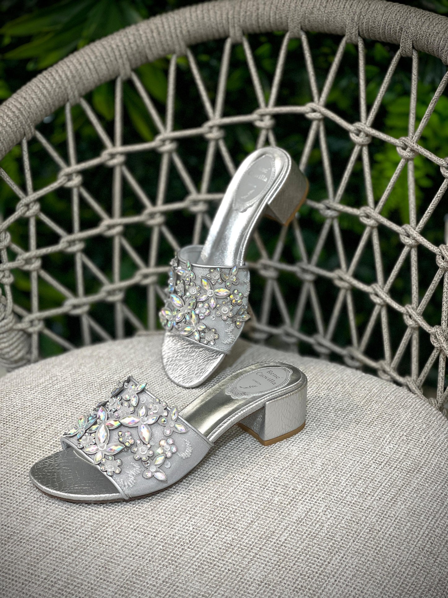 Rene caovilla sandals heels